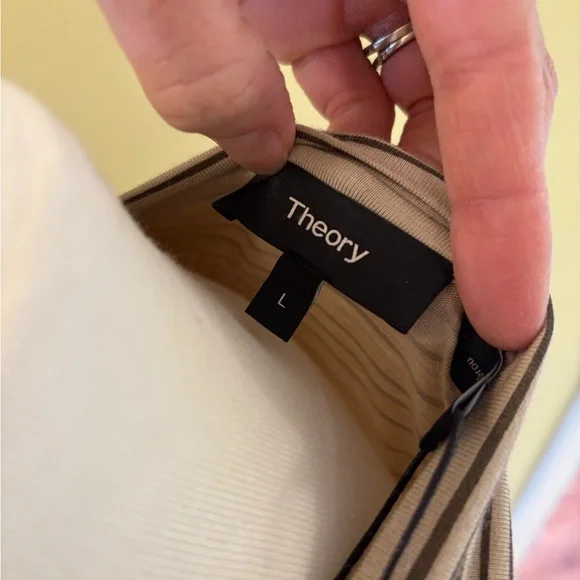 Theory Striped Women’s T Shirt - Picture 4 of 4